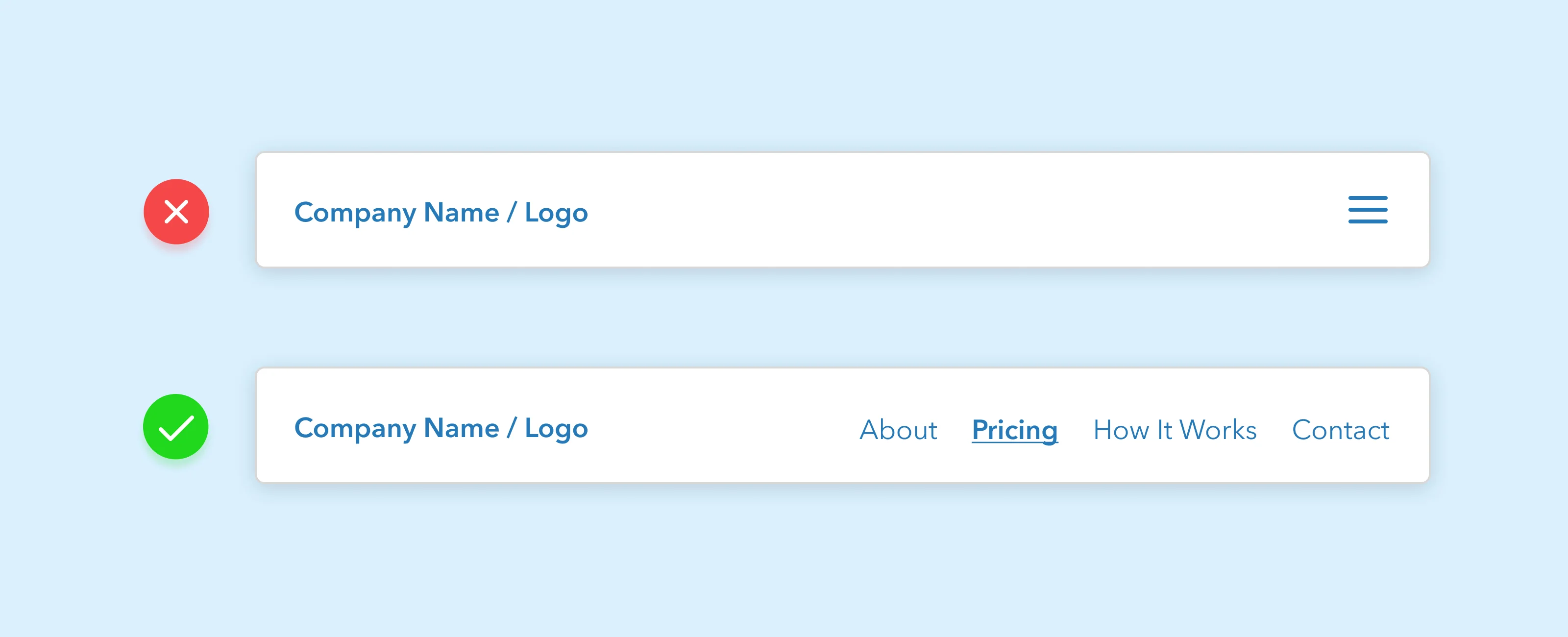 Desktop Navigation