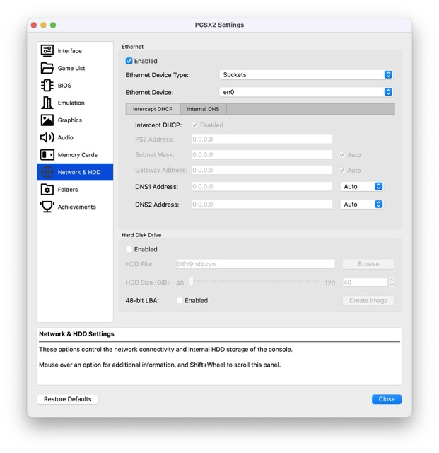 Mac OS Settings